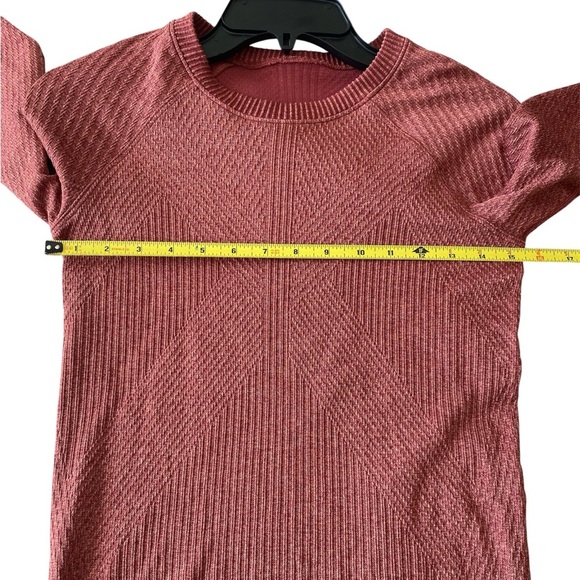 Lululemon Rest Less Pullover Mulled Wine / Pink Savannah Size 4 - Picture 5 of 7